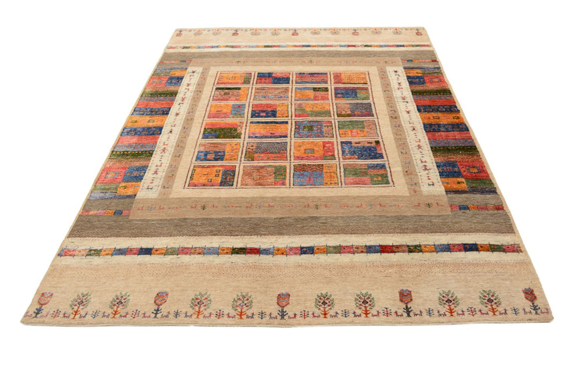 Alfombra Gabbeh - Loribaft Indus - 244 x 171 cm - multicolor