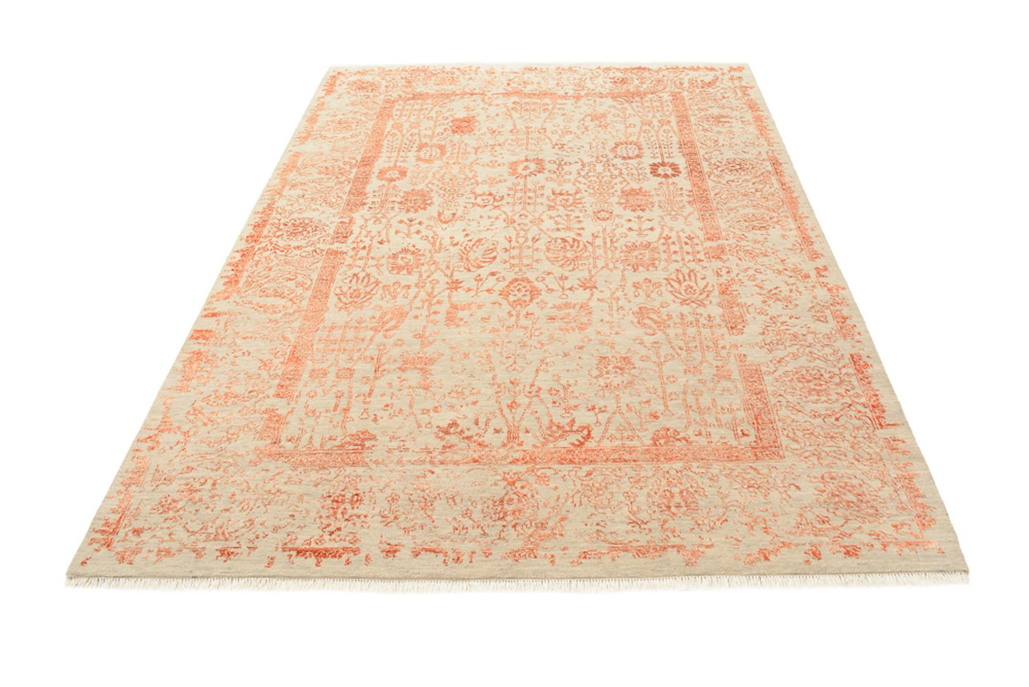 Alfombra de diseño - 181 x 127 cm - naranja