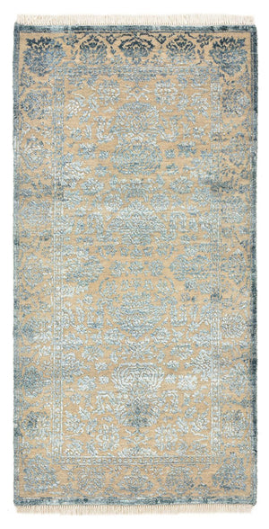 Alfombra de diseño - 134 x 70 cm - gris claro