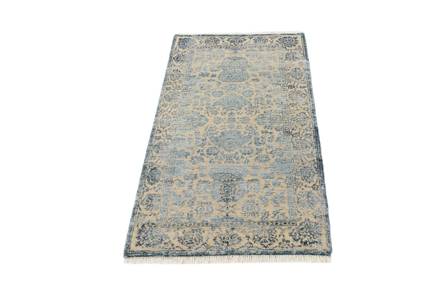Alfombra de diseño - 134 x 70 cm - gris claro