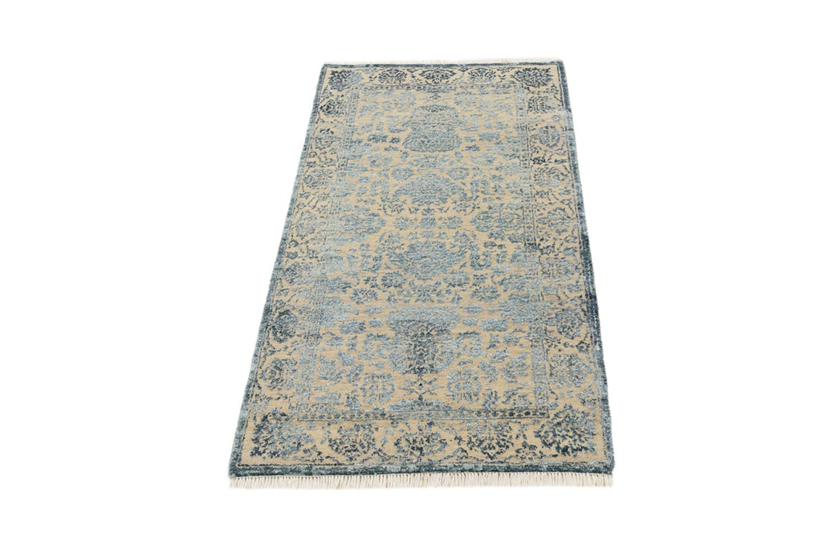 Alfombra de diseño - 134 x 70 cm - gris claro