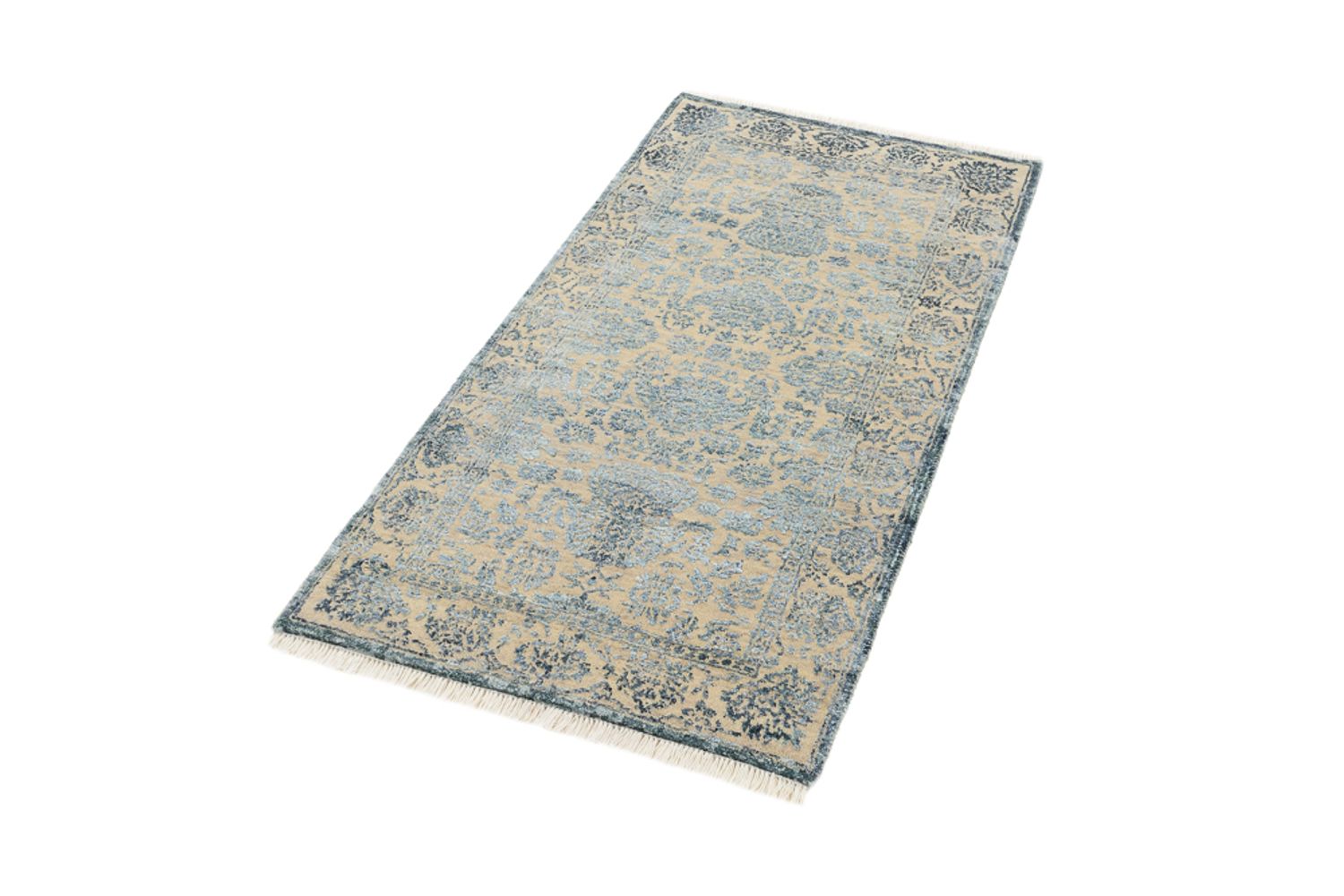 Alfombra de diseño - 134 x 70 cm - gris claro