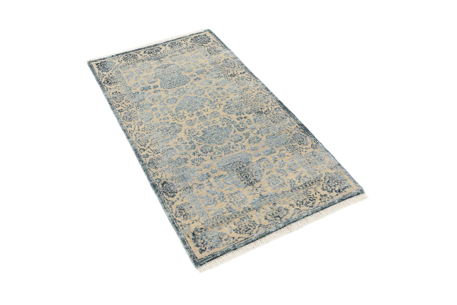 Alfombra de diseño - 134 x 70 cm - gris claro