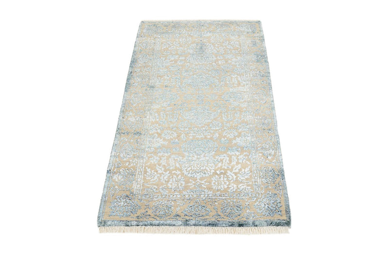 Alfombra de diseño - 134 x 70 cm - gris claro