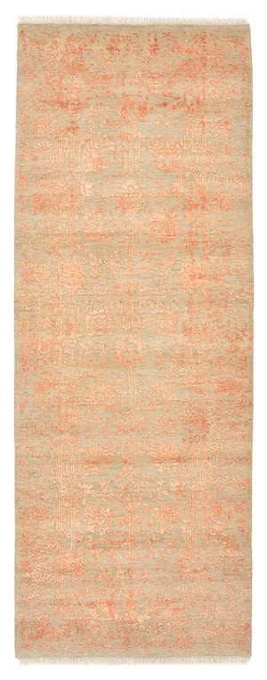 Alfombra de pasillo Alfombra de diseño - 203 x 77 cm - naranja