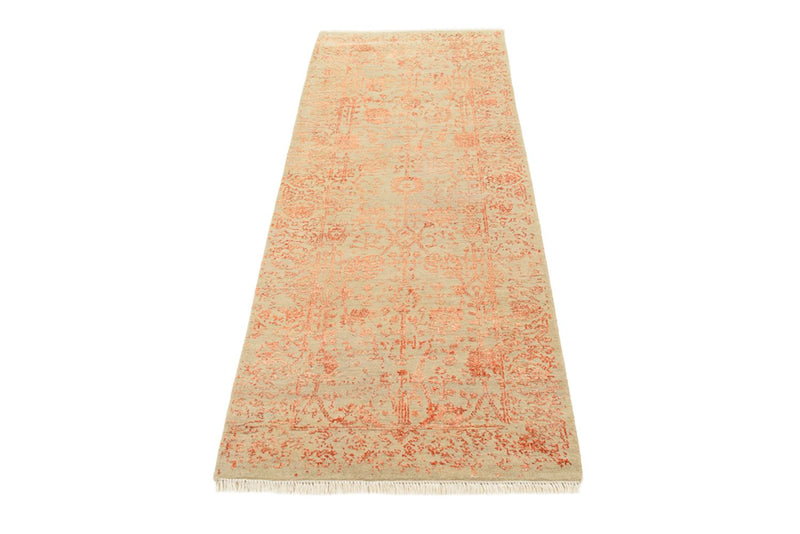 Alfombra de pasillo Alfombra de diseño - 203 x 77 cm - naranja