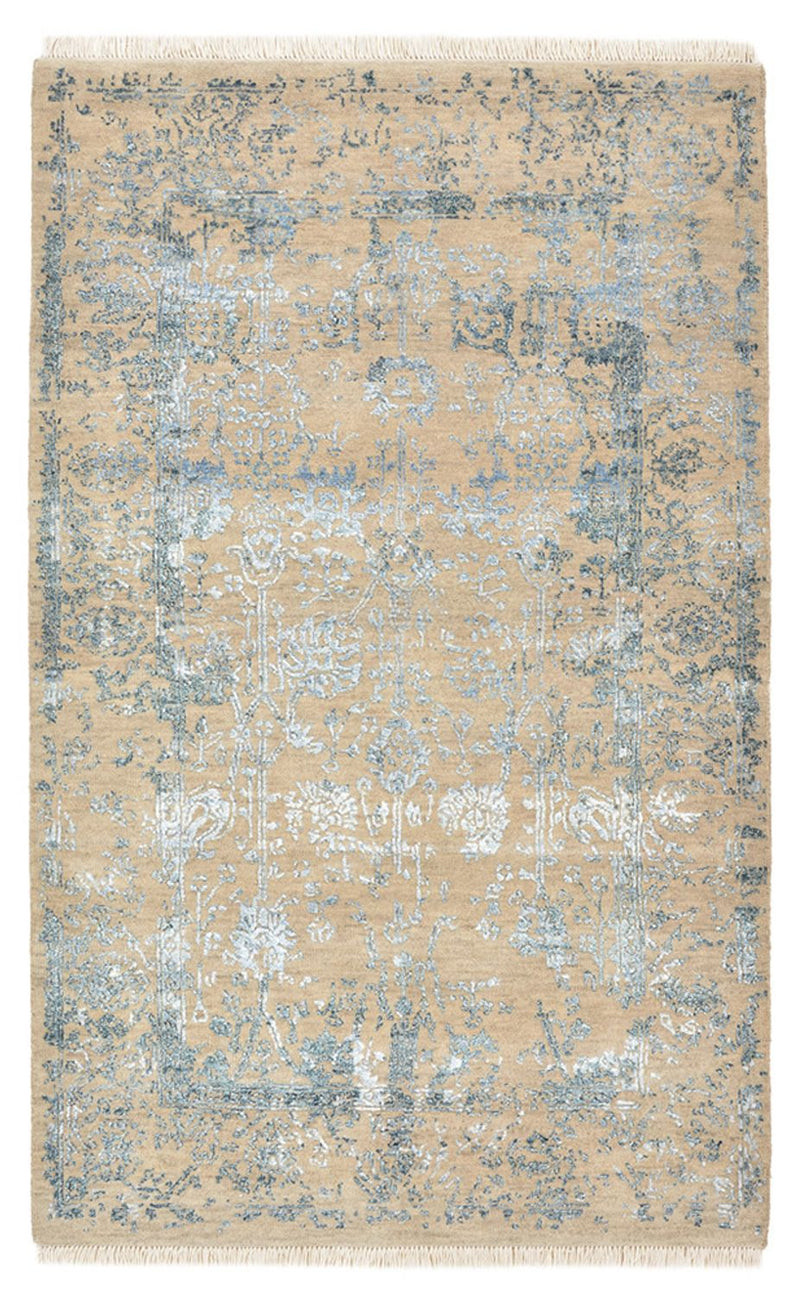 Alfombra de diseño - 149 x 95 cm - beige claro
