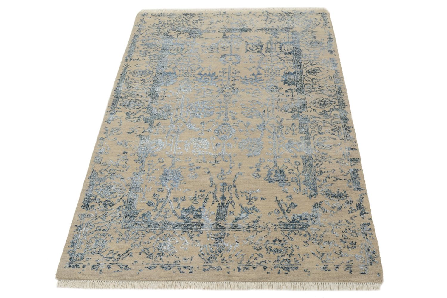 Alfombra de diseño - 149 x 95 cm - beige claro
