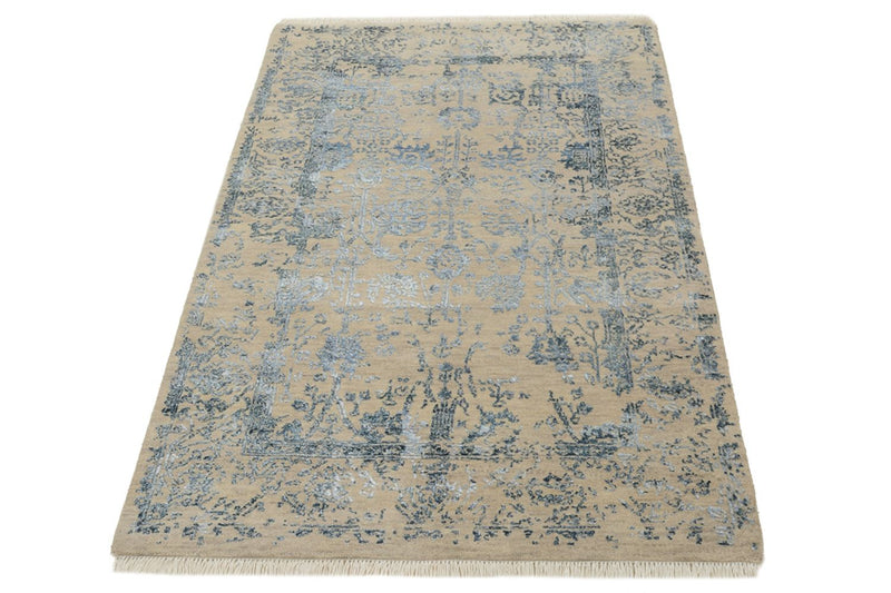 Alfombra de diseño - 149 x 95 cm - beige claro