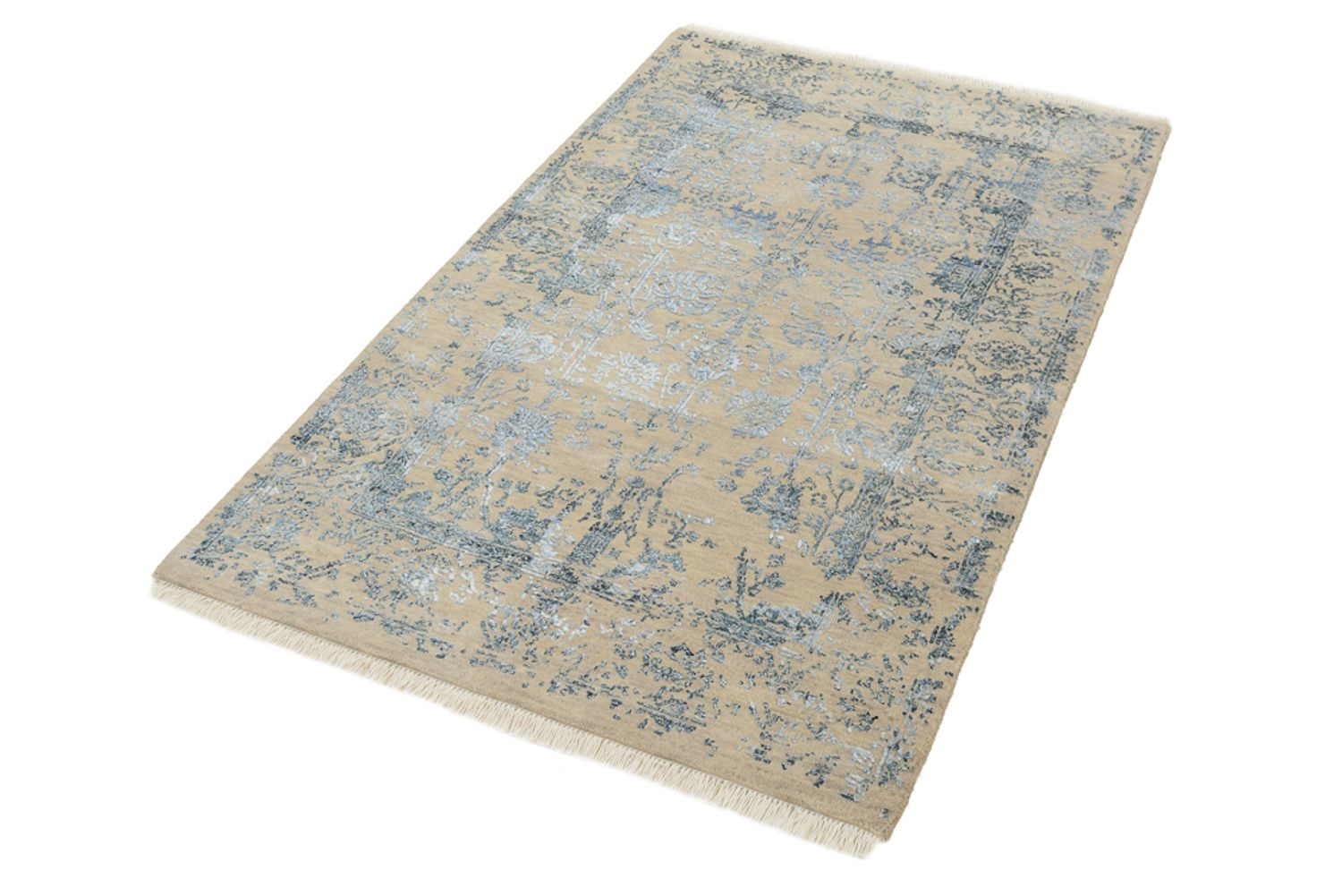 Alfombra de diseño - 149 x 95 cm - beige claro