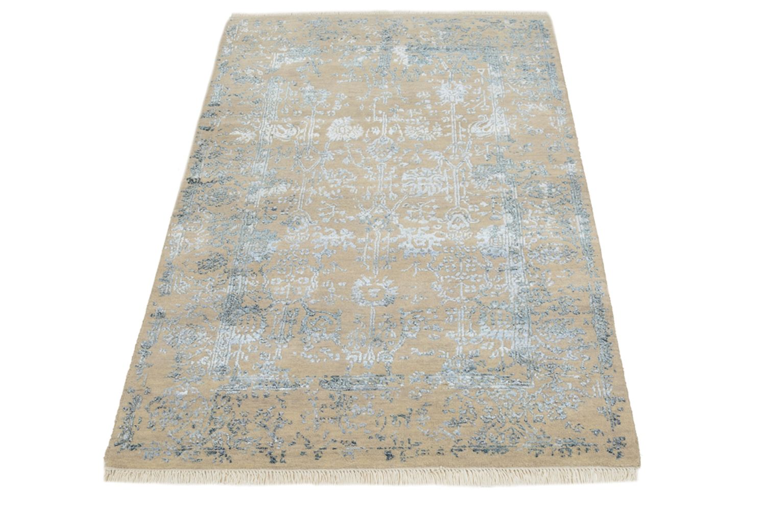 Alfombra de diseño - 149 x 95 cm - beige claro