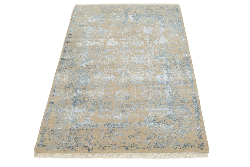Alfombra de diseño - 149 x 95 cm - beige claro
