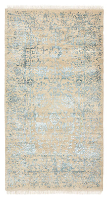 Alfombra de diseño - 137 x 76 cm - beige claro