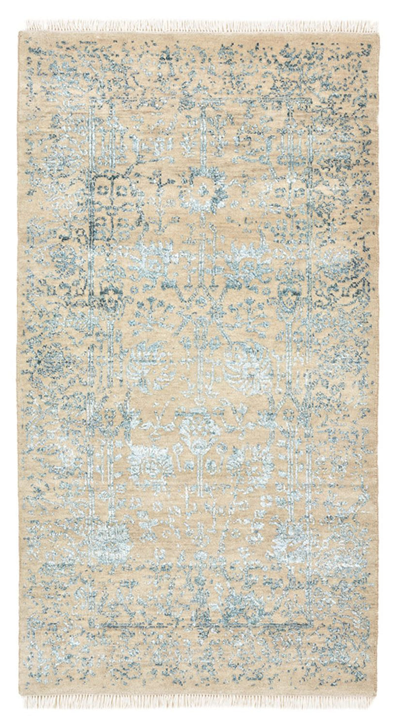Alfombra de diseño - 137 x 76 cm - beige claro
