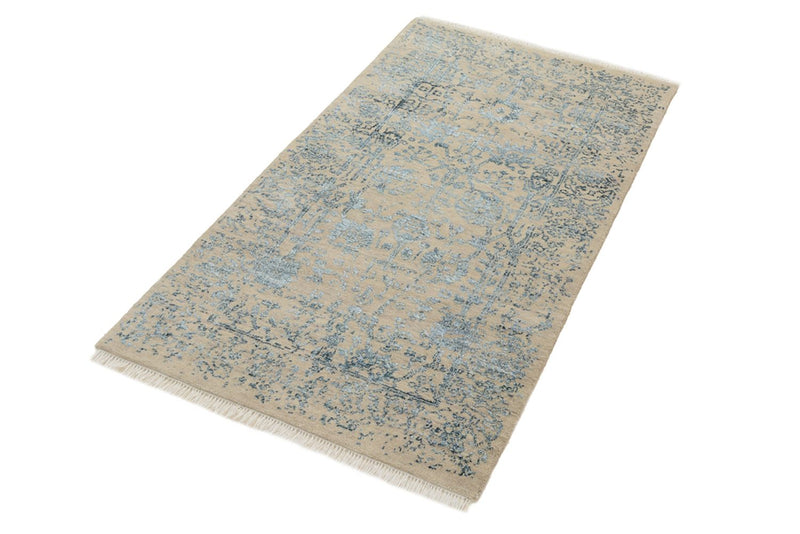 Alfombra de diseño - 137 x 76 cm - beige claro
