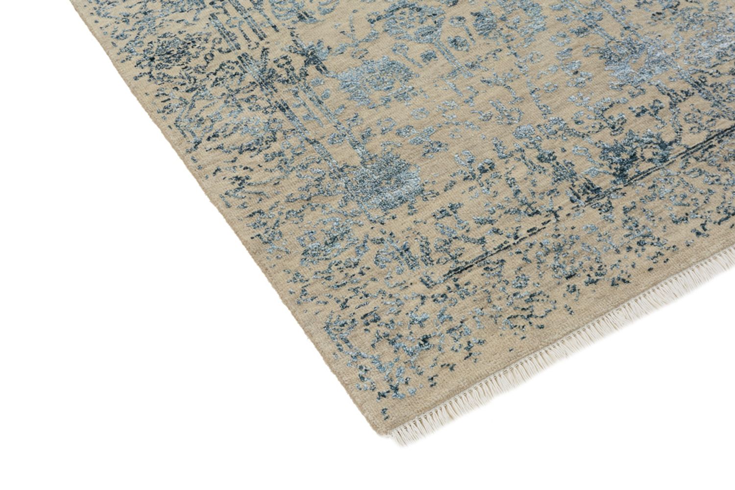 Alfombra de diseño - 137 x 76 cm - beige claro