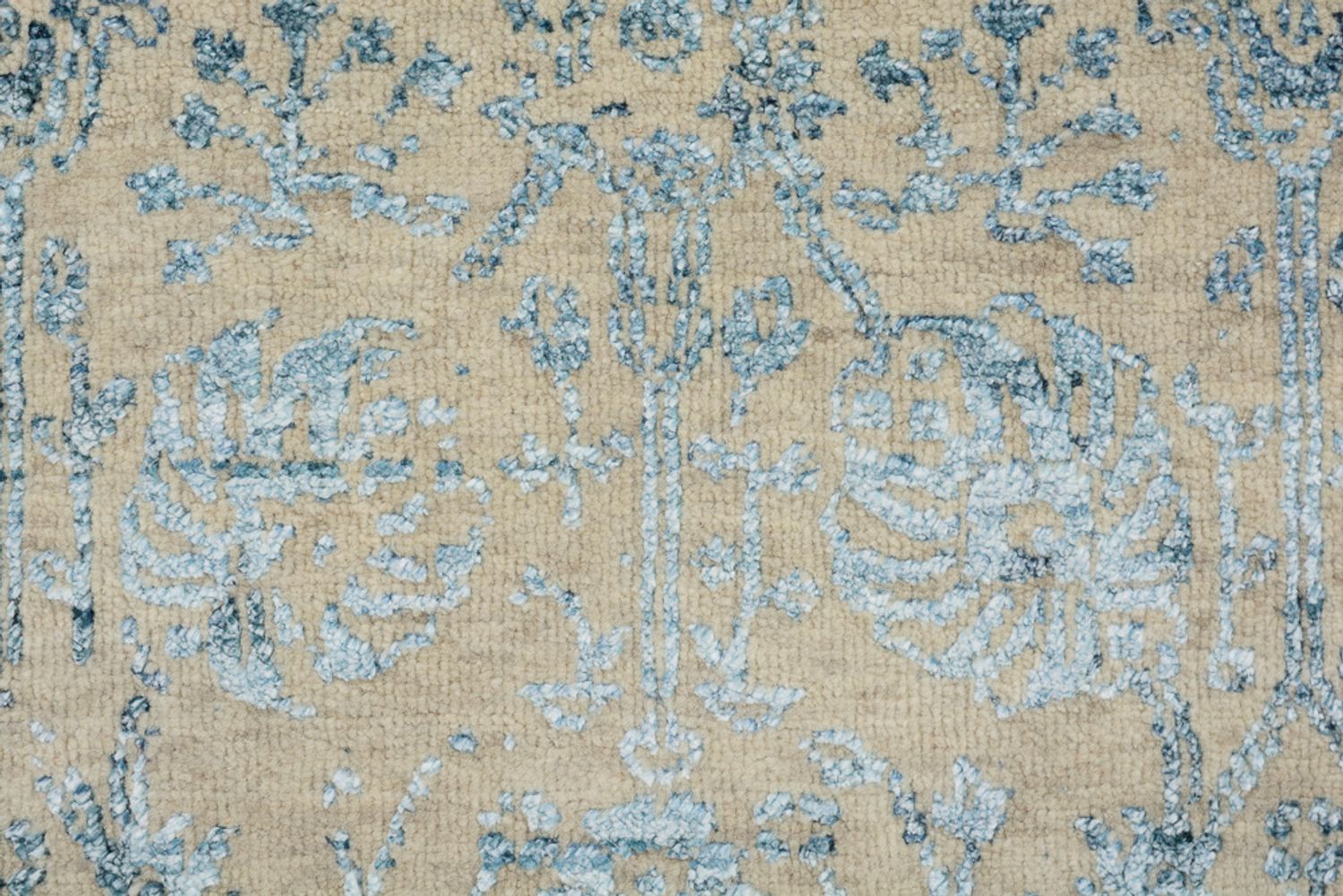 Alfombra de diseño - 137 x 76 cm - beige claro