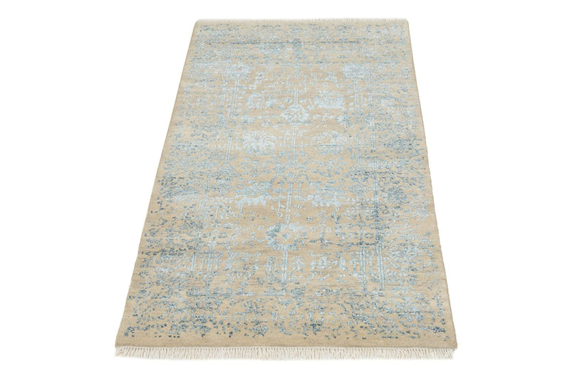Alfombra de diseño - 137 x 76 cm - beige claro