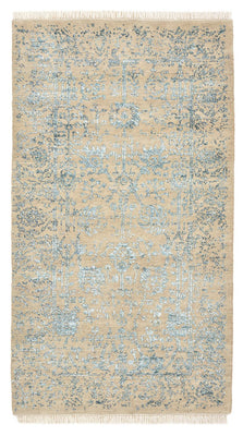 Alfombra de diseño - 137 x 78 cm - beige claro