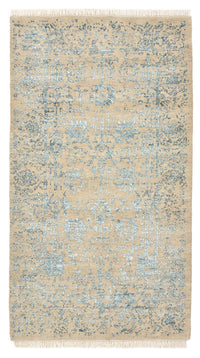 Alfombra de diseño - 137 x 78 cm - beige claro