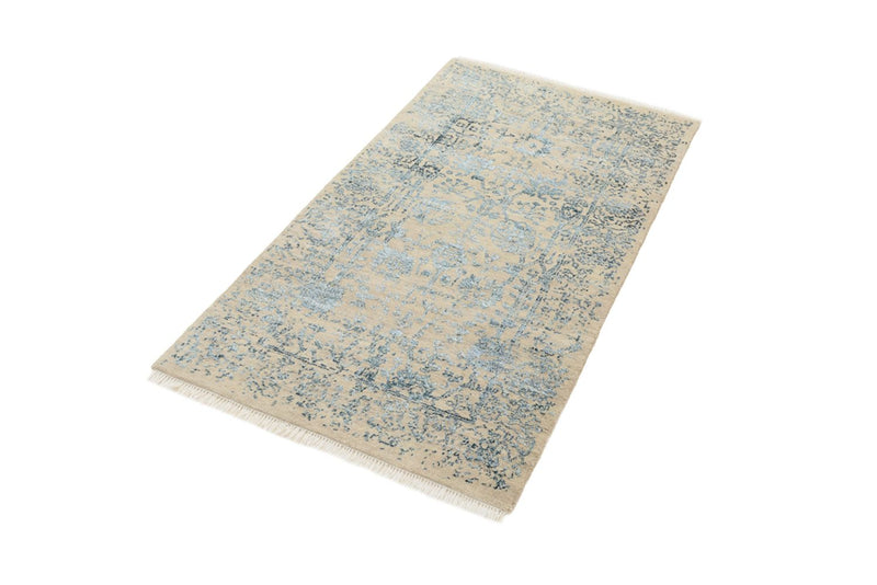Alfombra de diseño - 137 x 78 cm - beige claro