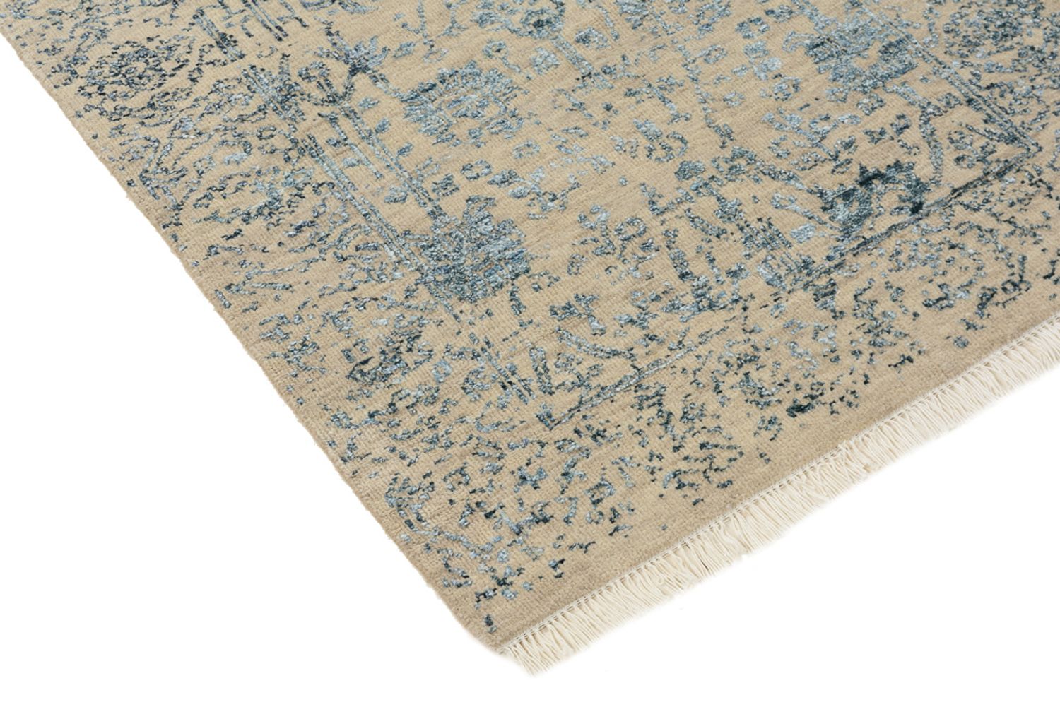 Alfombra de diseño - 137 x 78 cm - beige claro