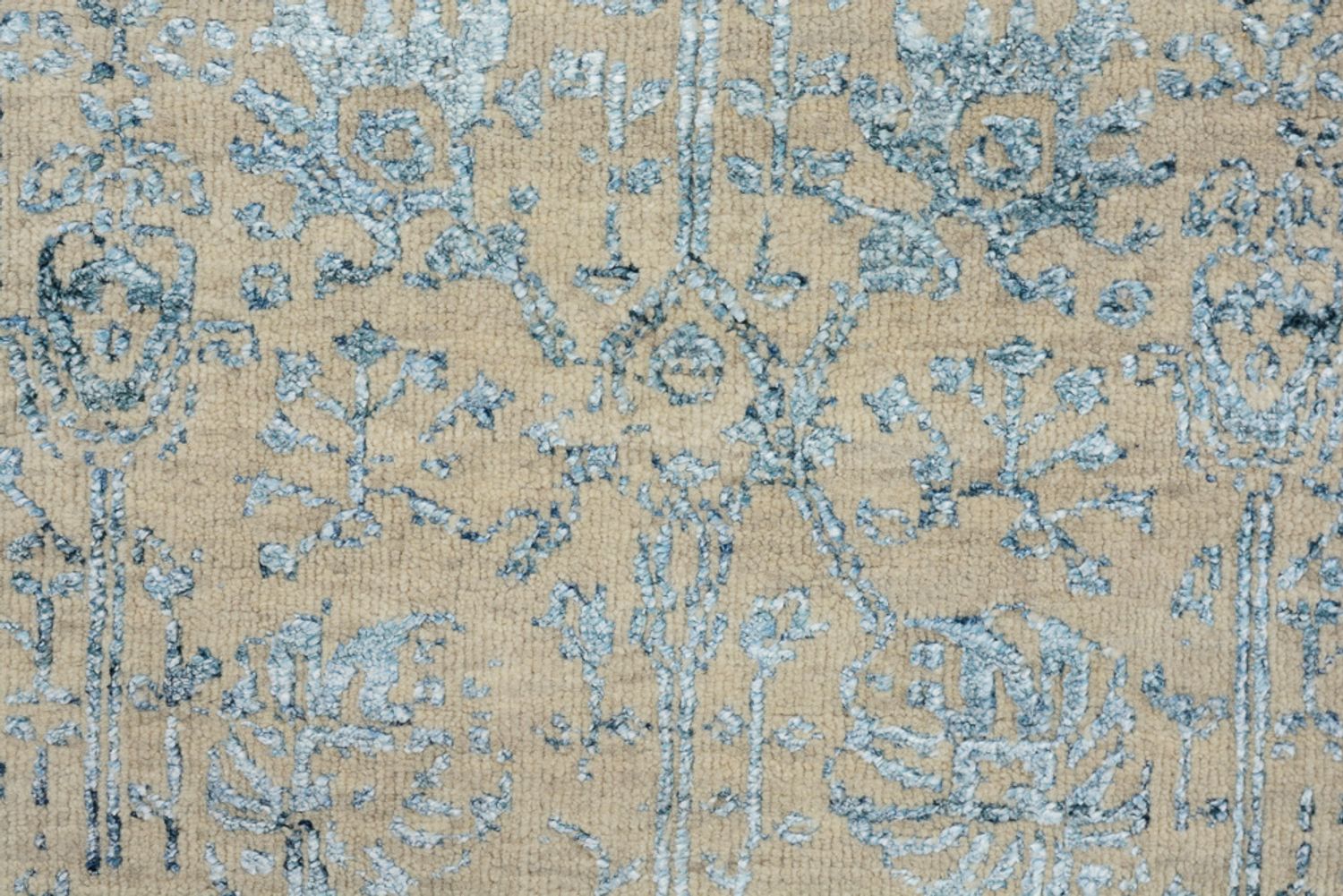 Alfombra de diseño - 137 x 78 cm - beige claro