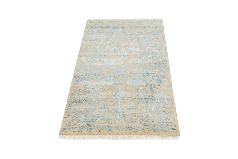 Alfombra de diseño - 137 x 78 cm - beige claro