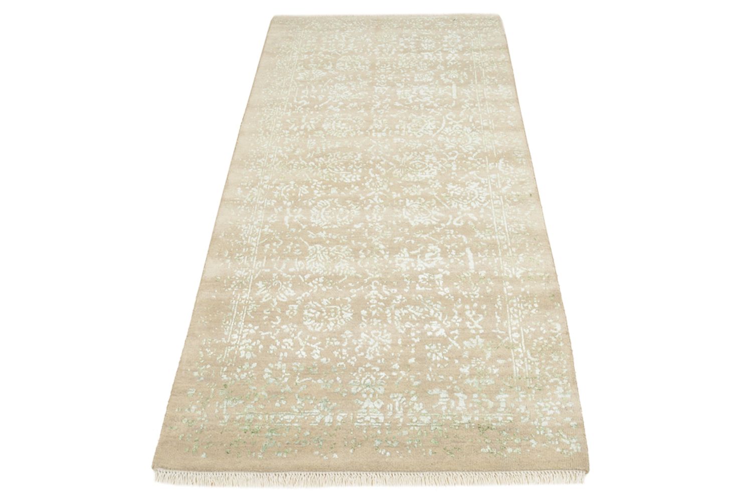 Alfombra de pasillo Alfombra de diseño - 198 x 85 cm - beige claro