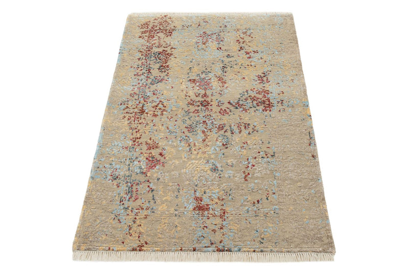 Alfombra de diseño - 129 x 81 cm - beige claro