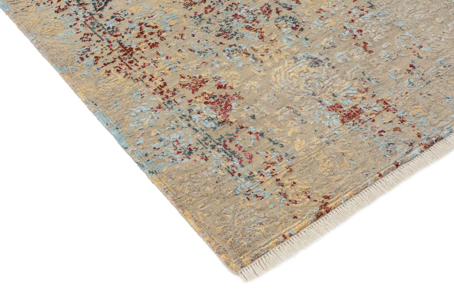 Alfombra de diseño - 129 x 81 cm - beige claro