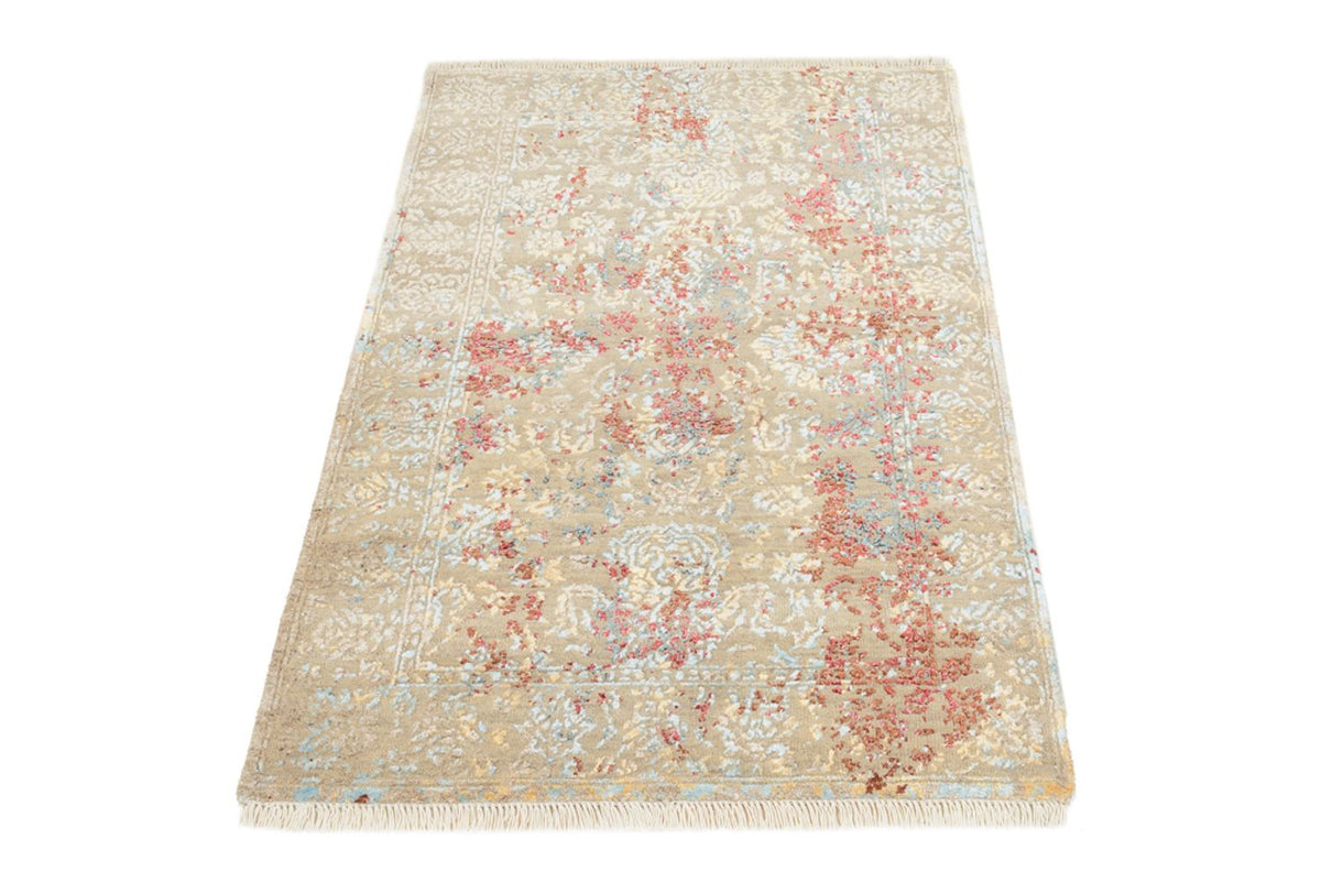 Alfombra de diseño - 129 x 81 cm - beige claro