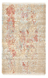 Alfombra de diseño - 124 x 81 cm - beige claro