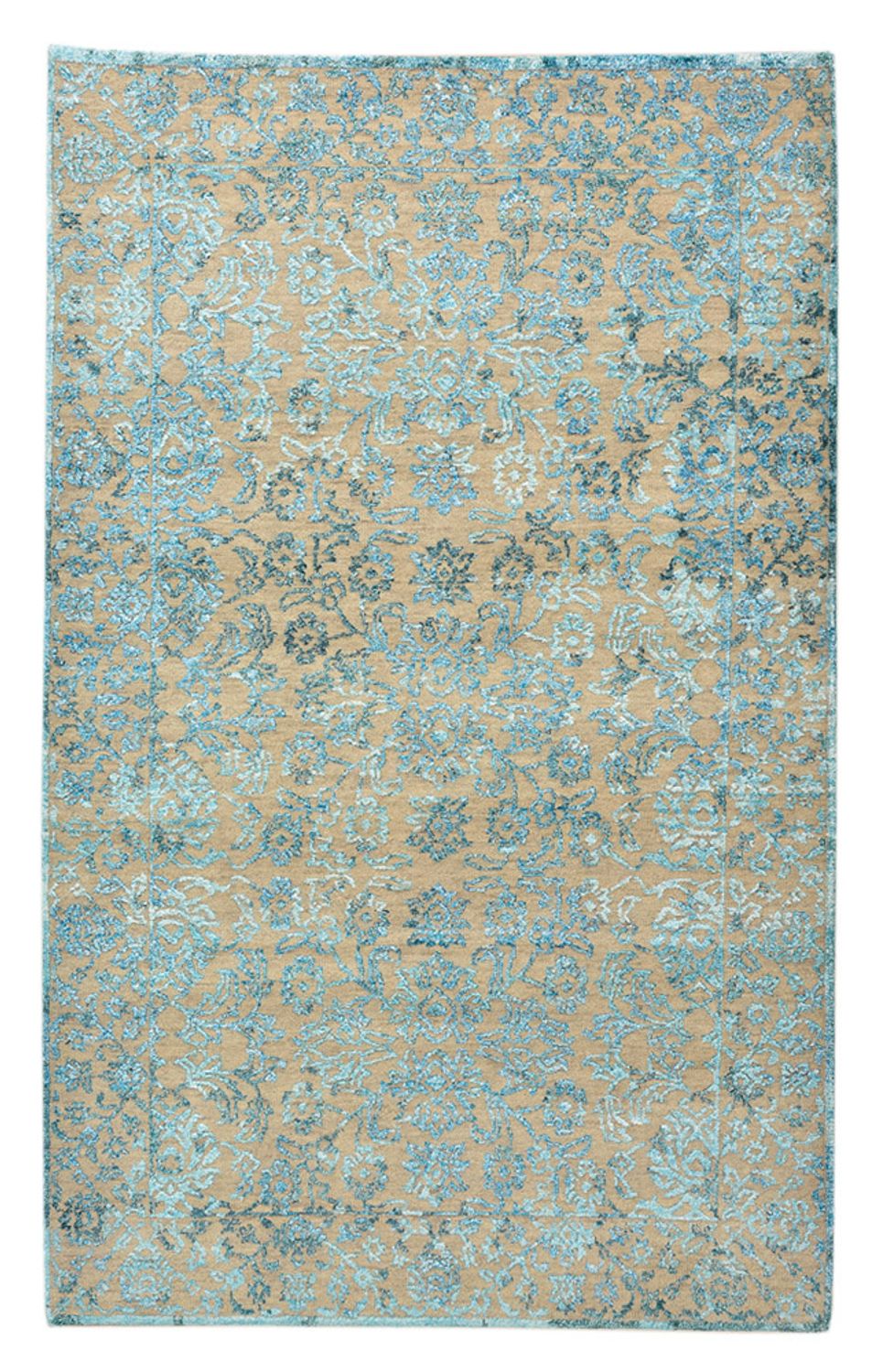 Alfombra de diseño - 150 x 95 cm - azul claro
