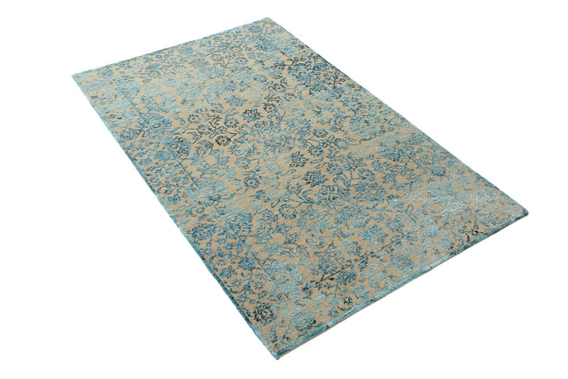 Alfombra de diseño - 150 x 95 cm - azul claro
