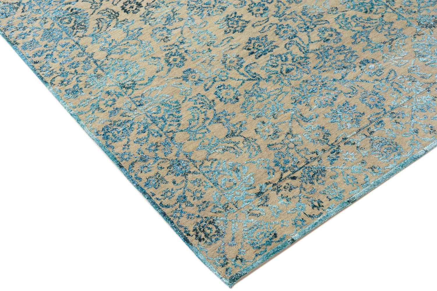Alfombra de diseño - 150 x 95 cm - azul claro