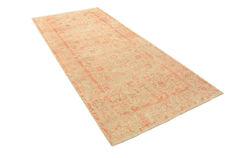 Alfombra de pasillo Alfombra de diseño - 292 x 128 cm - marrón claro