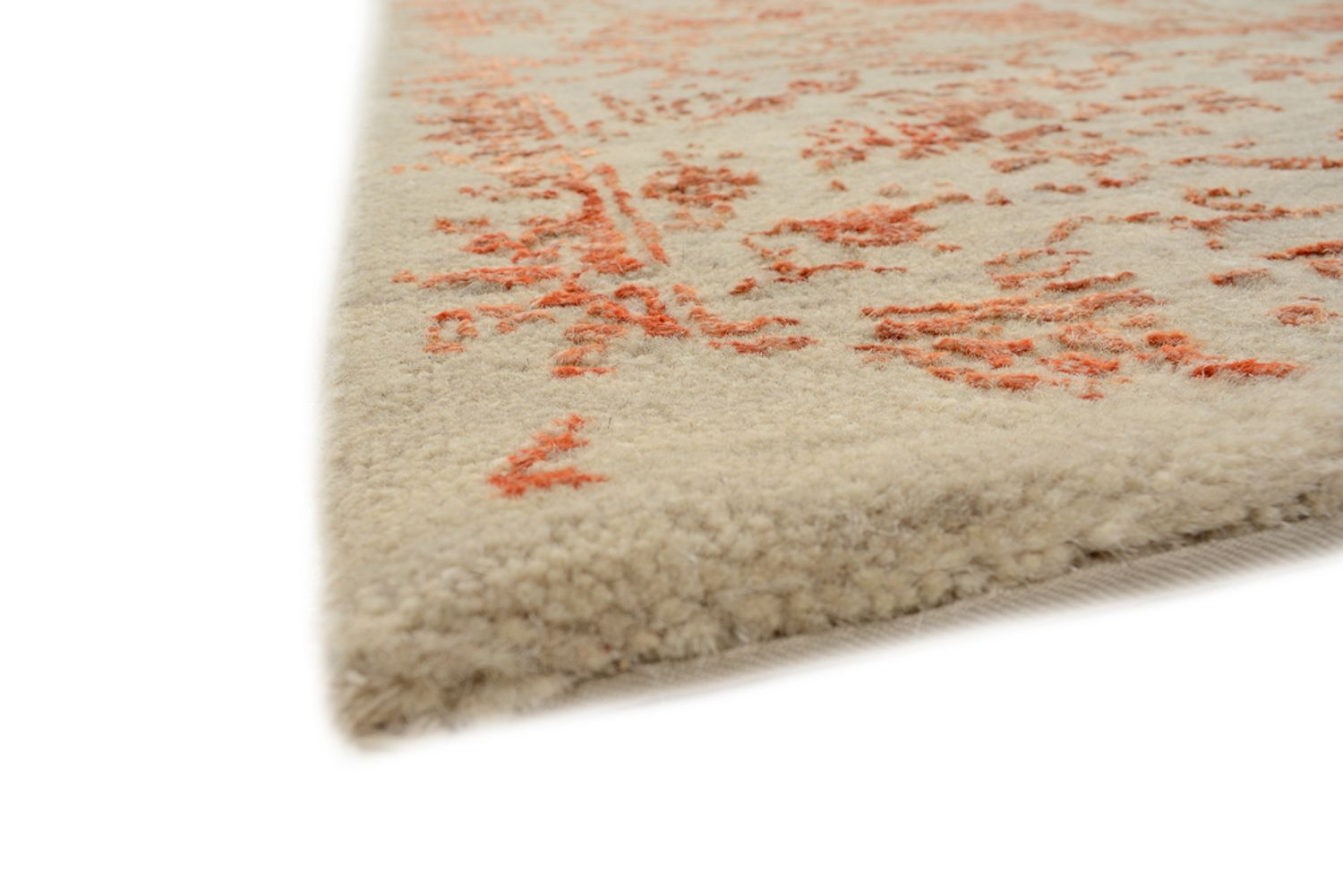 Alfombra de diseño - 238 x 169 cm - marrón claro