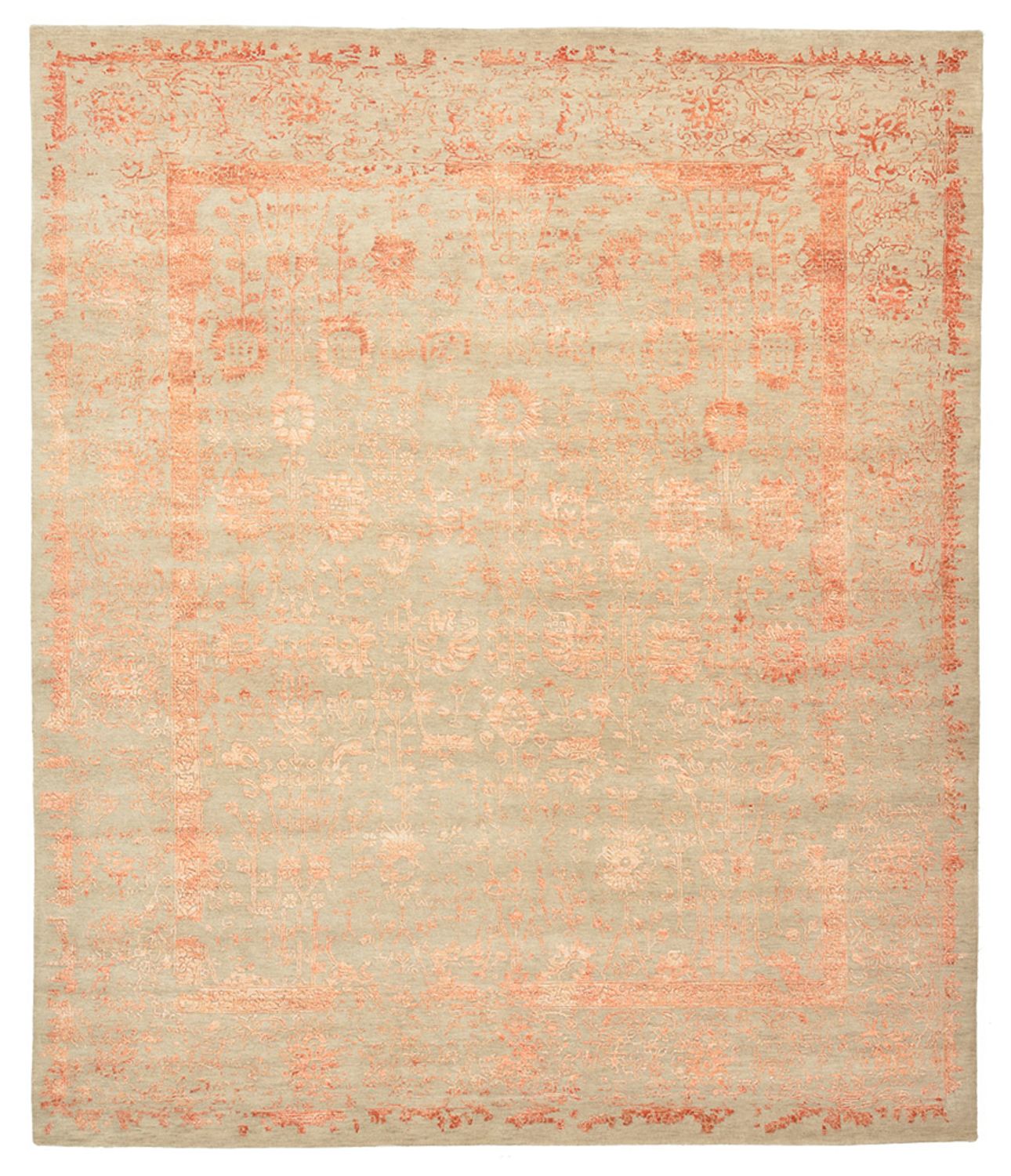 Alfombra de diseño - 293 x 251 cm - marrón claro
