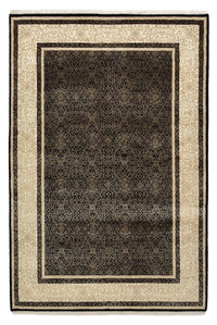 Alfombra de diseño - 181 x 123 cm - beige oscuro
