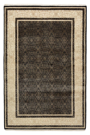 Alfombra de diseño - 181 x 123 cm - beige oscuro