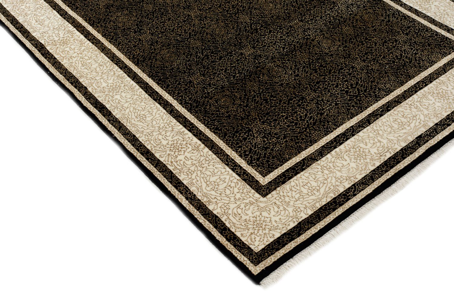 Alfombra de diseño - 181 x 123 cm - beige oscuro