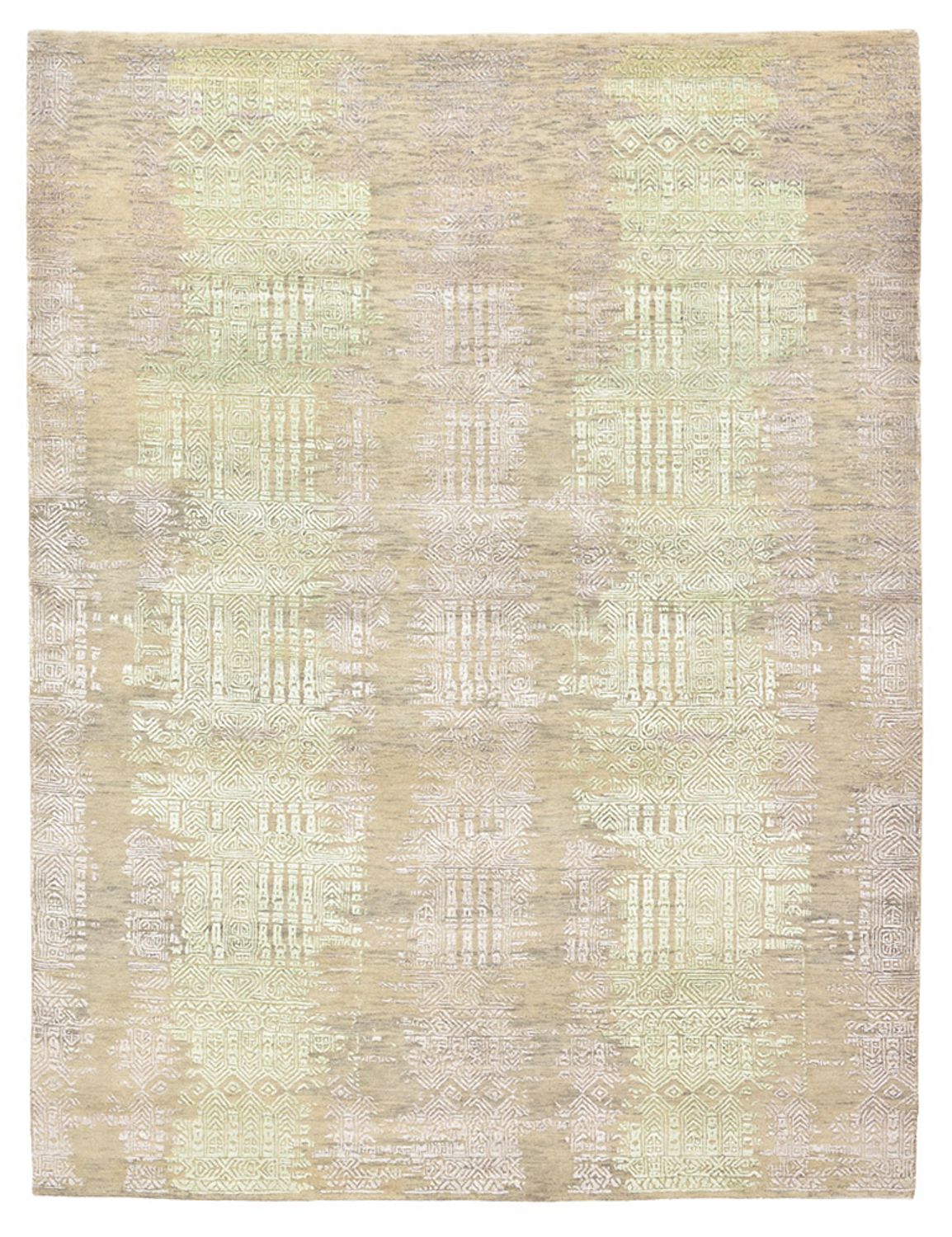 Alfombra de diseño - 236 x 179 cm - verde claro