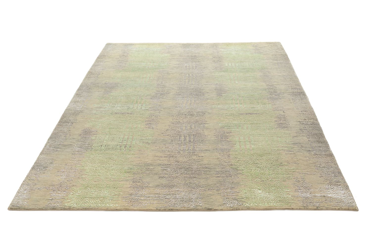 Alfombra de diseño - 236 x 179 cm - verde claro