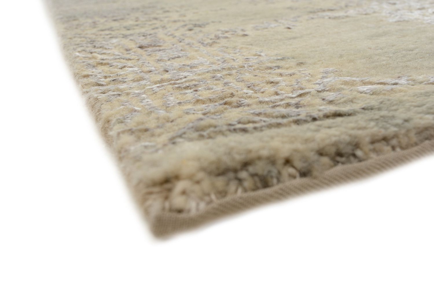Alfombra de diseño - 236 x 179 cm - verde claro
