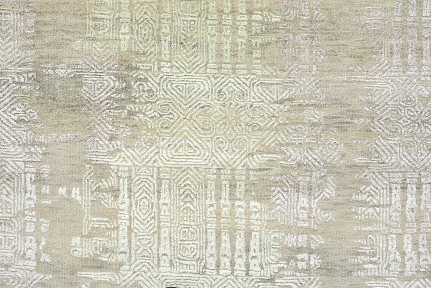 Alfombra de diseño - 236 x 179 cm - verde claro