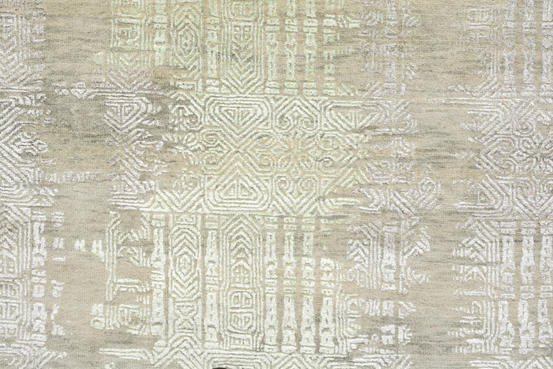 Alfombra de diseño - 236 x 179 cm - verde claro