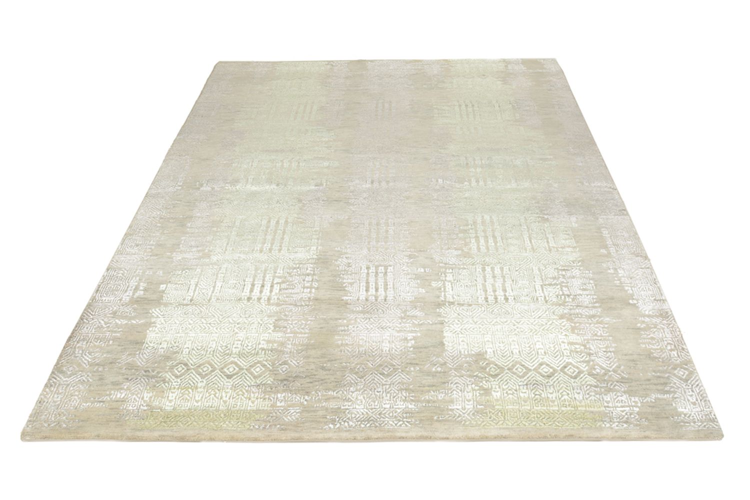 Alfombra de diseño - 236 x 179 cm - verde claro