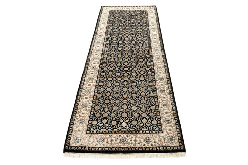 Alfombra de pasillo Alfombra oriental - Bidjar - Indus - 241 x 84 cm - beige oscuro
