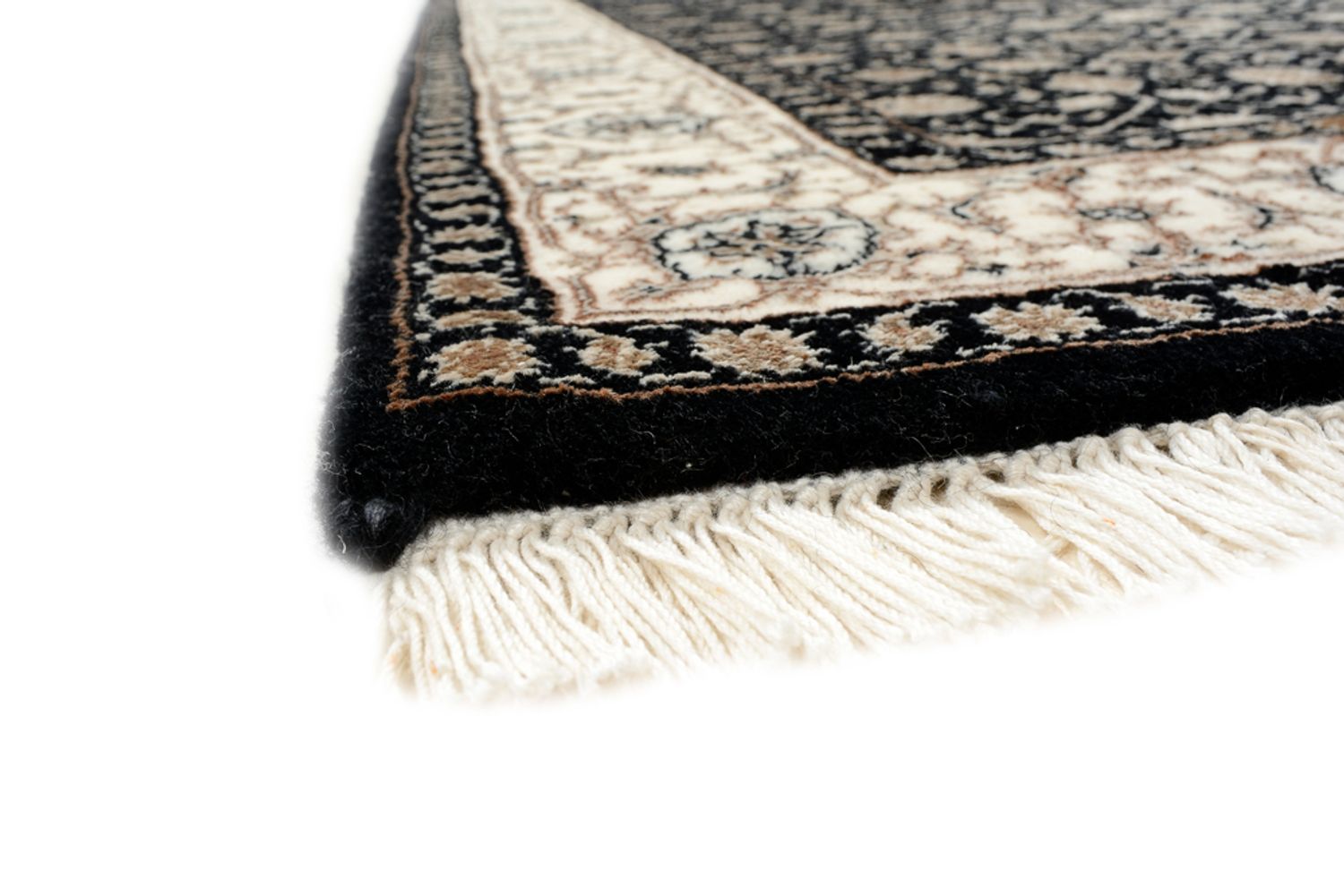Alfombra de pasillo Alfombra oriental - Bidjar - Indus - 241 x 84 cm - beige oscuro